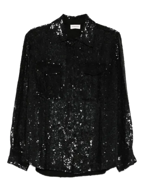 P.A.R.O.S.H. sequinned pocket shirt