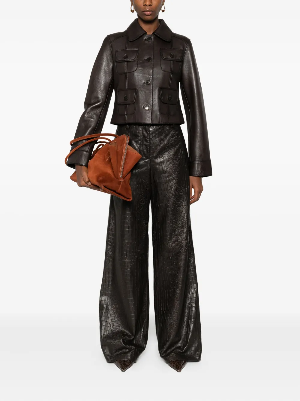 P.A.R.O.S.H. flap-pocket leather jacket | Leather Jackets | Image 2