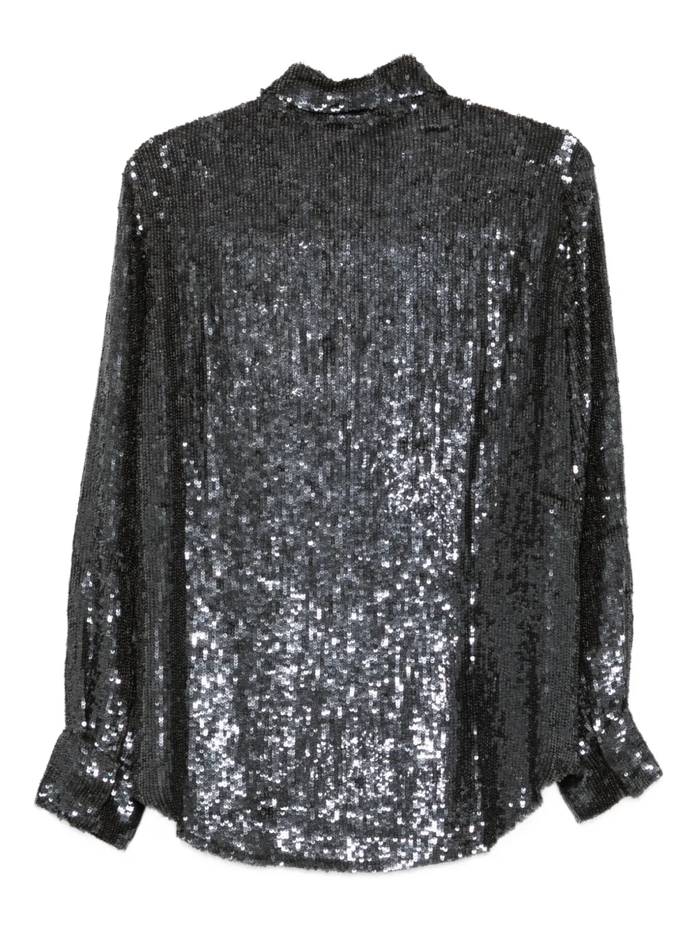 P.A.R.O.S.H. Blouse met pailletten - Zilver