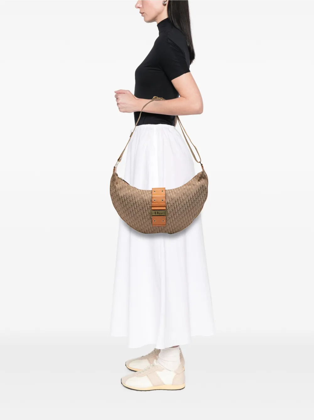 Christian Dior Pre-Owned 2003 Diorissimo Trotter Canvas Street Chic hobo bag | Pre-Owned | Image 2