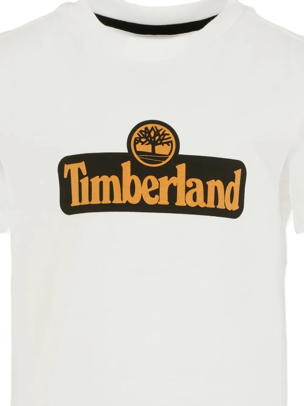 Timberland Kids T-shirt met logoprint Wit