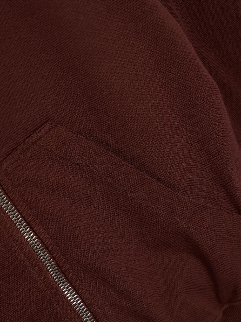 Rick Owens DRKSHDW Sweater met rits Bruin