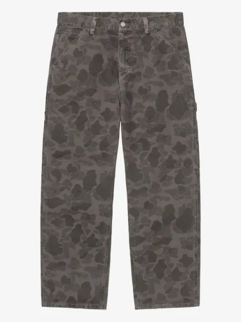 Carhartt WIP camouflage cotton trousers