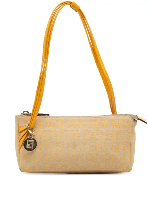 Fendi Pre-Owned 2000-2010 Zucchino Canvas Triple Strap Pochette shoulder bag