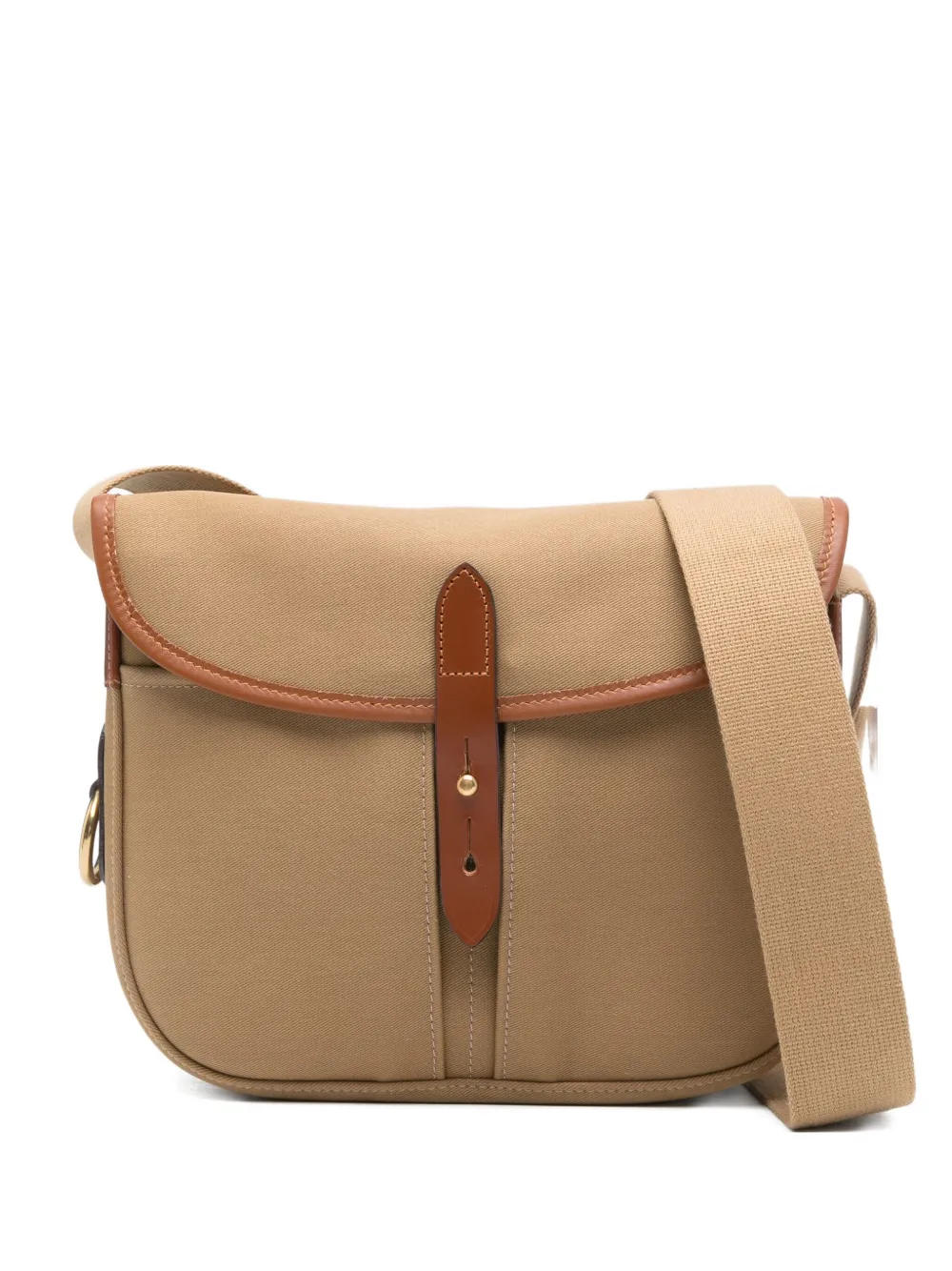 Brady Stour Leather-trimmed Satchel In Brown