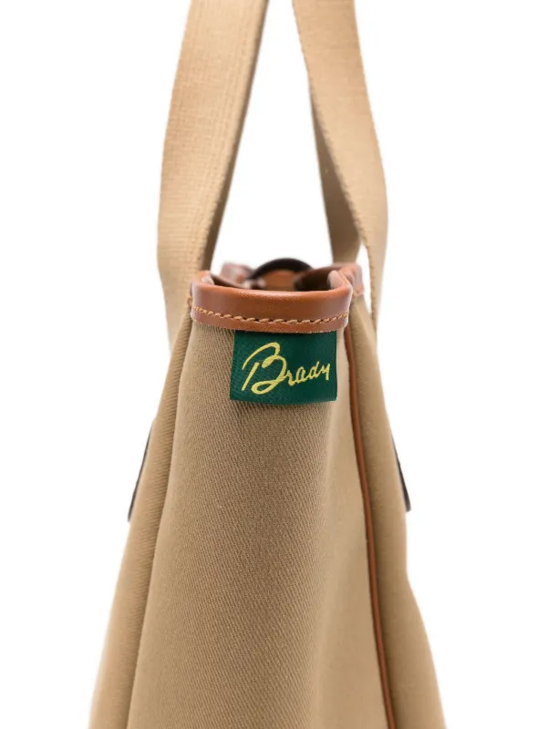BRADY leather-trimmed Tote Bag | Brown | FARFETCH