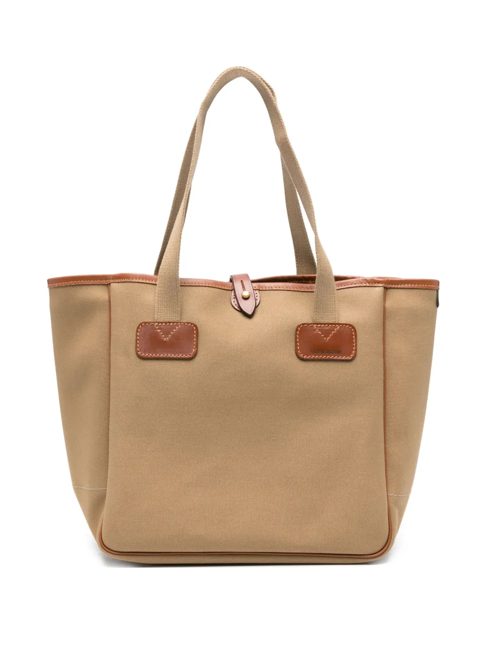 BRADY leather-trimmed tote bag | Brown | Image 1