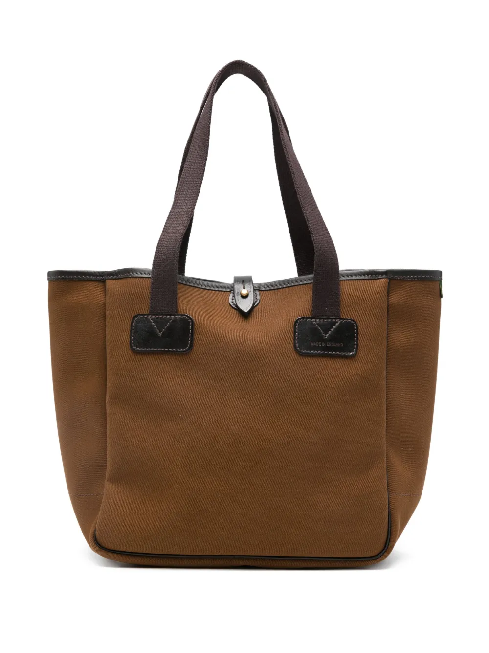 BRADY leather-trimmed tote bag | Brown | Image 1