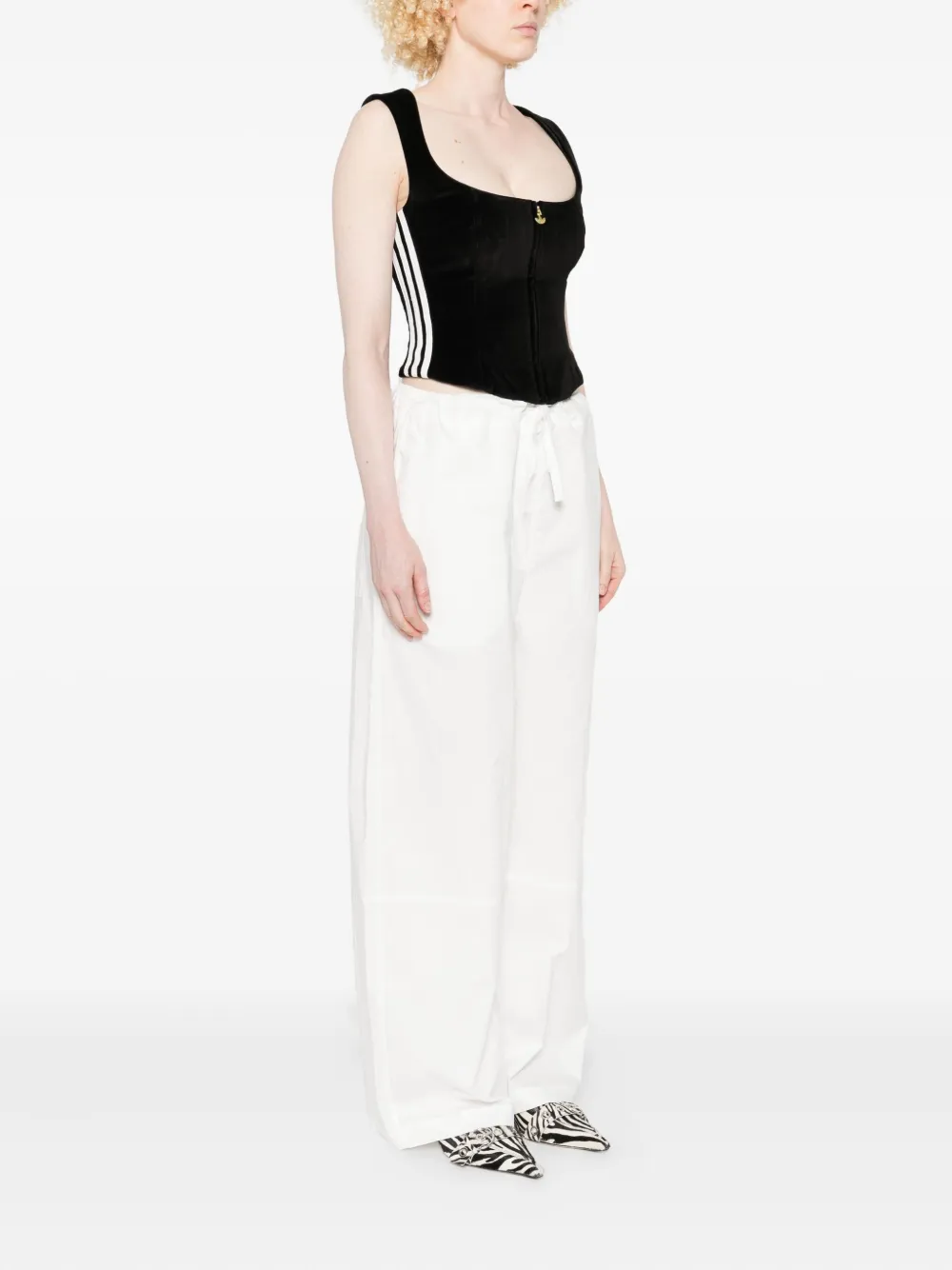 adidas velvet zip-front corset | Vests & Tank Tops | Image 2
