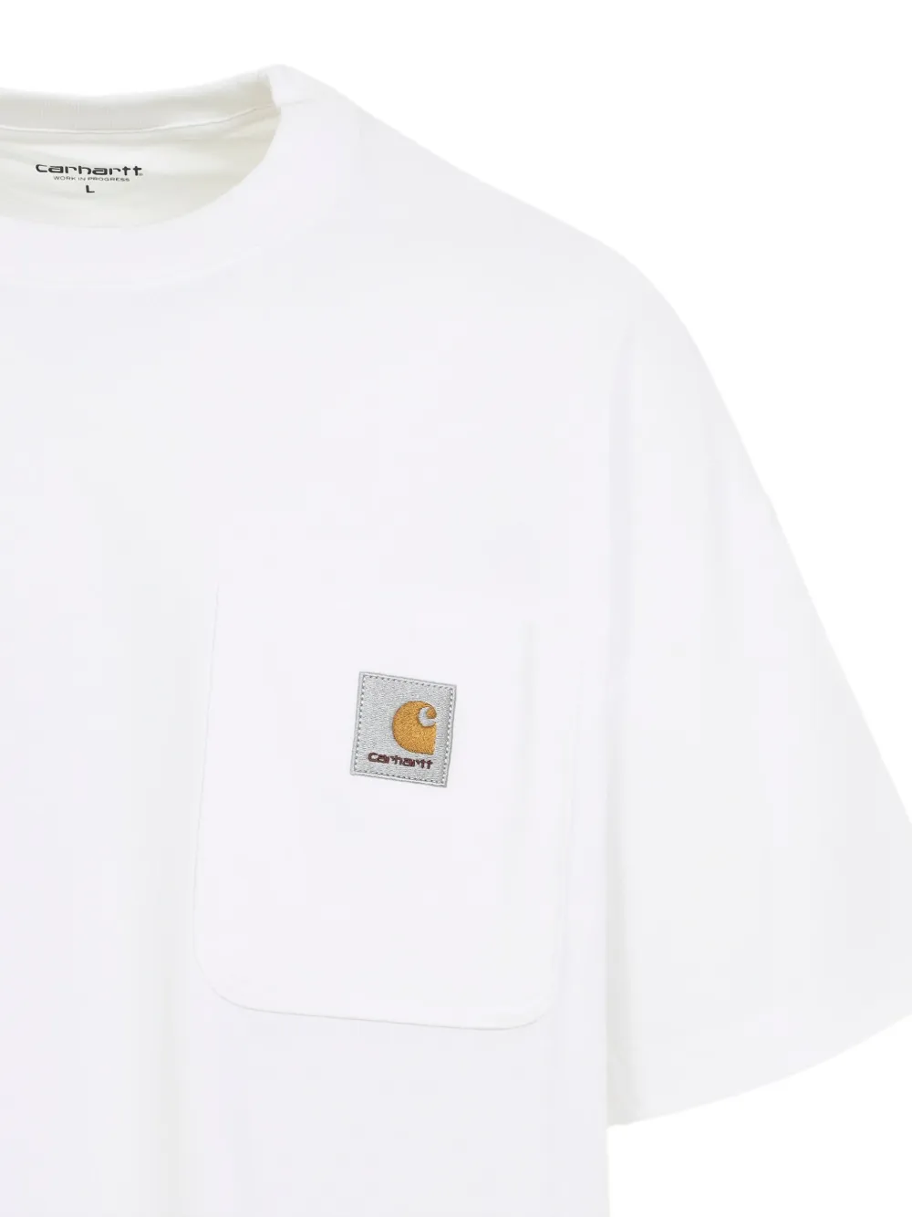 Carhartt Pocket-detail Cotton T-shirt In White