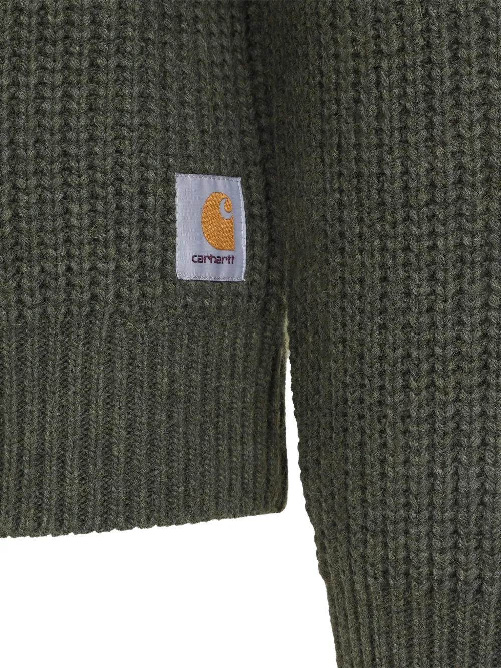Carhartt WIP Geribbelde sweater met ronde hals Groen