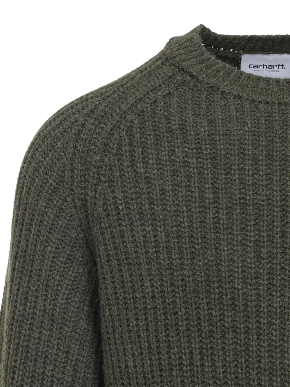 Carhartt WIP Geribbelde sweater met ronde hals Groen