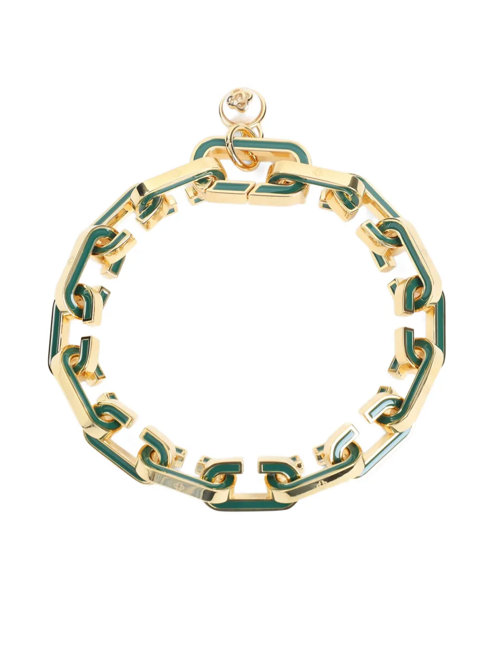 Casablanca Enamel C Link Bracelet Men In Gold