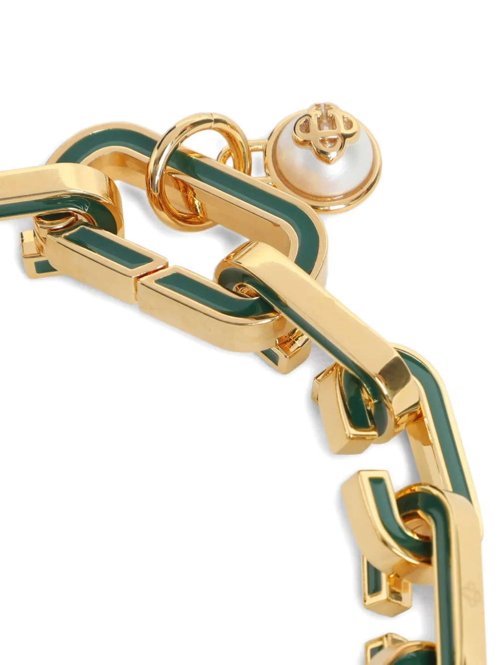 Casablanca Enamel C Link Bracelet Men In Gold