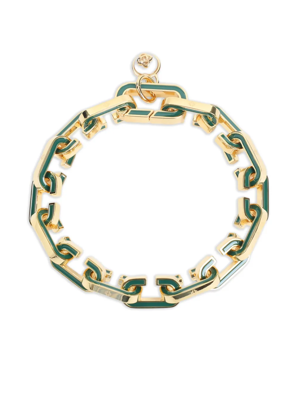Casablanca enamelled chain bracelet | Gold | Image 1