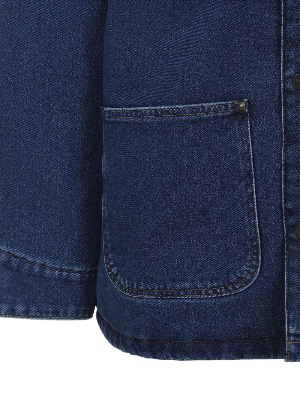 Carhartt Og Chore Corduroy-collar Denim Jacket In Multi