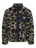 Carhartt WIP Prentis Liner camouflage-pattern fleece jacket - Black