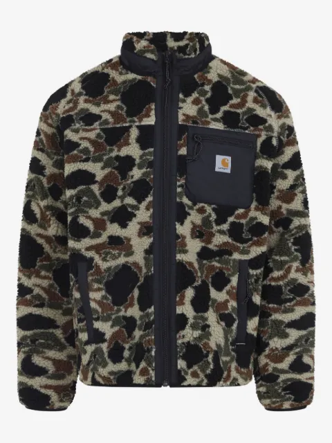 Carhartt WIP Prentis Liner camouflage-pattern fleece jacket