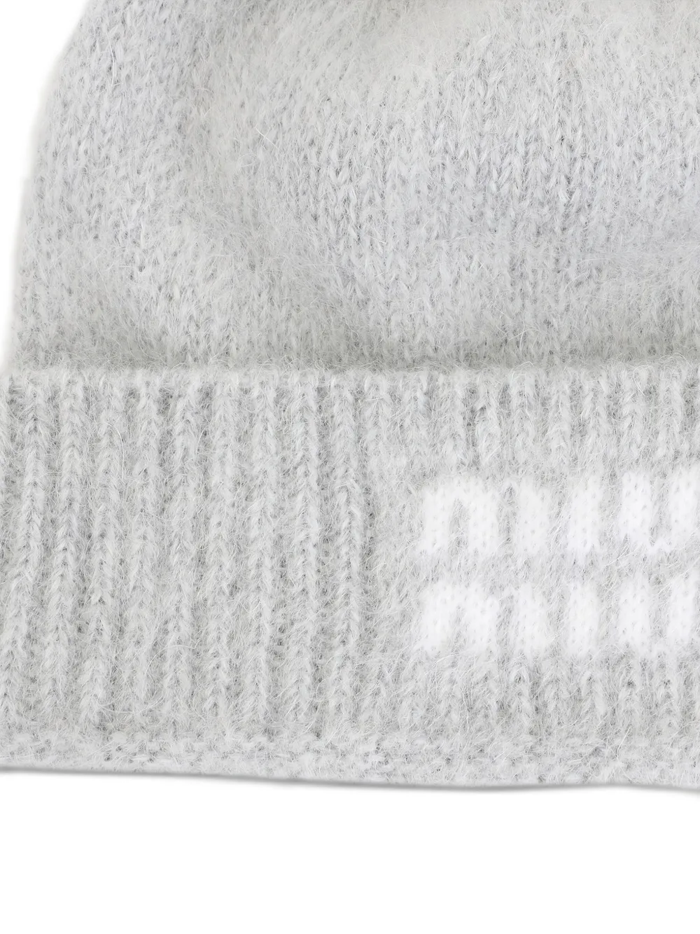 Miu Miu logo-detail beanie hat | Image 2