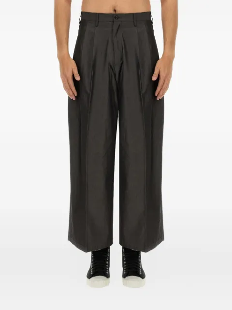 AIE pleated cotton trousers