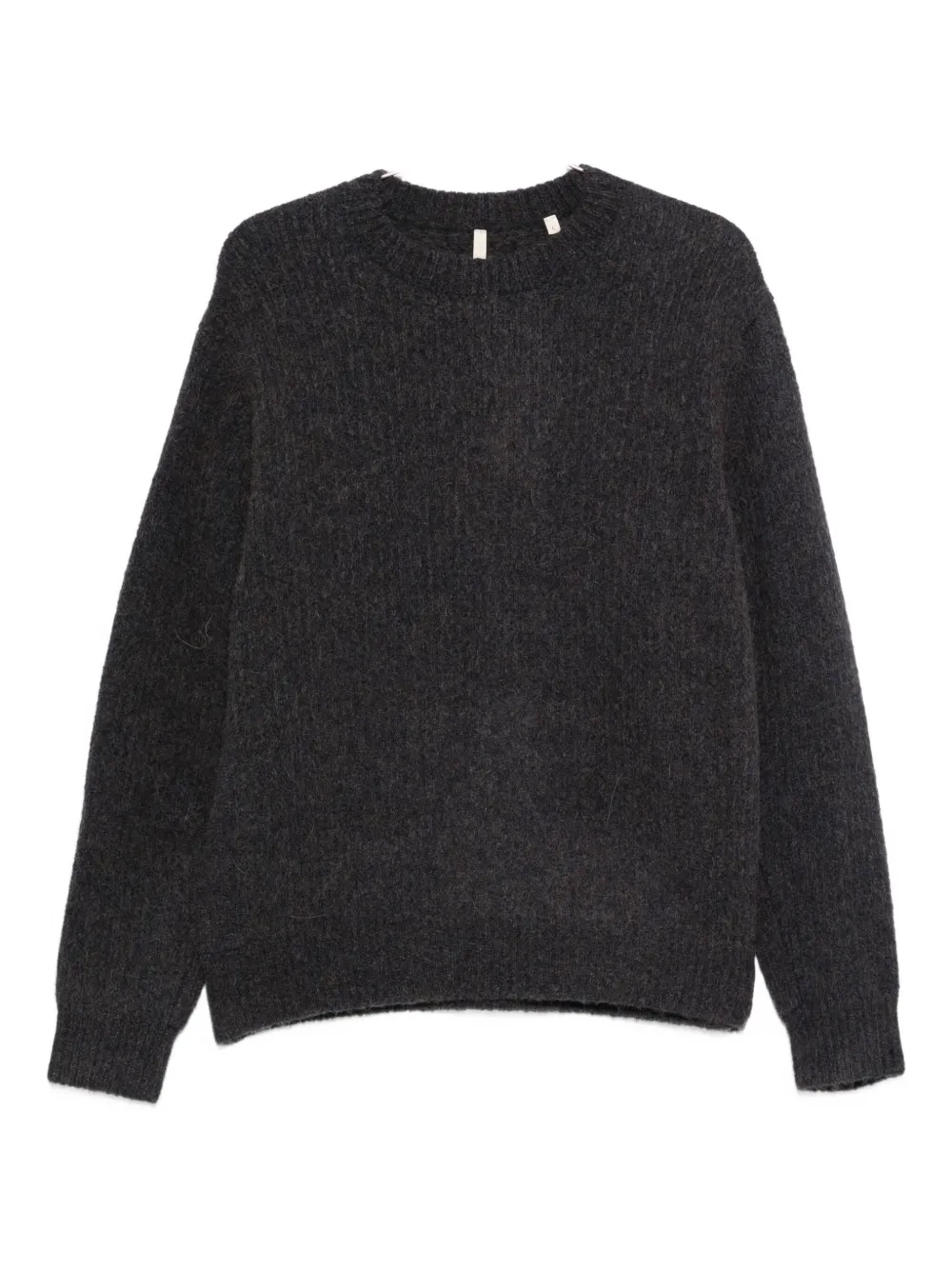 Sunflower ribbed crew-neck sweater | bleu | Image 1