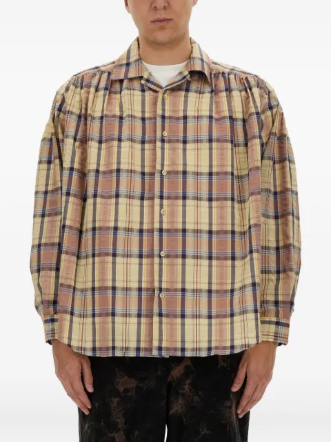 AIE checked cotton shirt