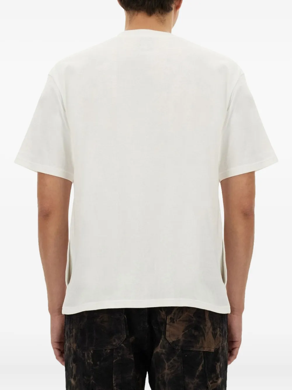 Aïe Short-sleeve Cotton T-shirt In White