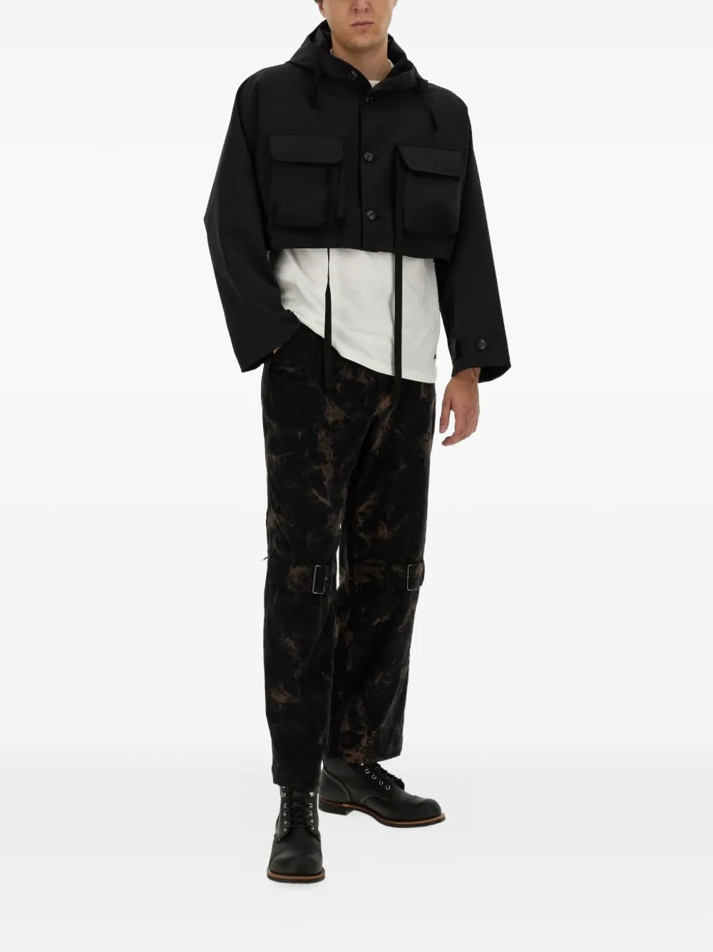 AIE Katoenen T-shirt met korte mouwen - Wit