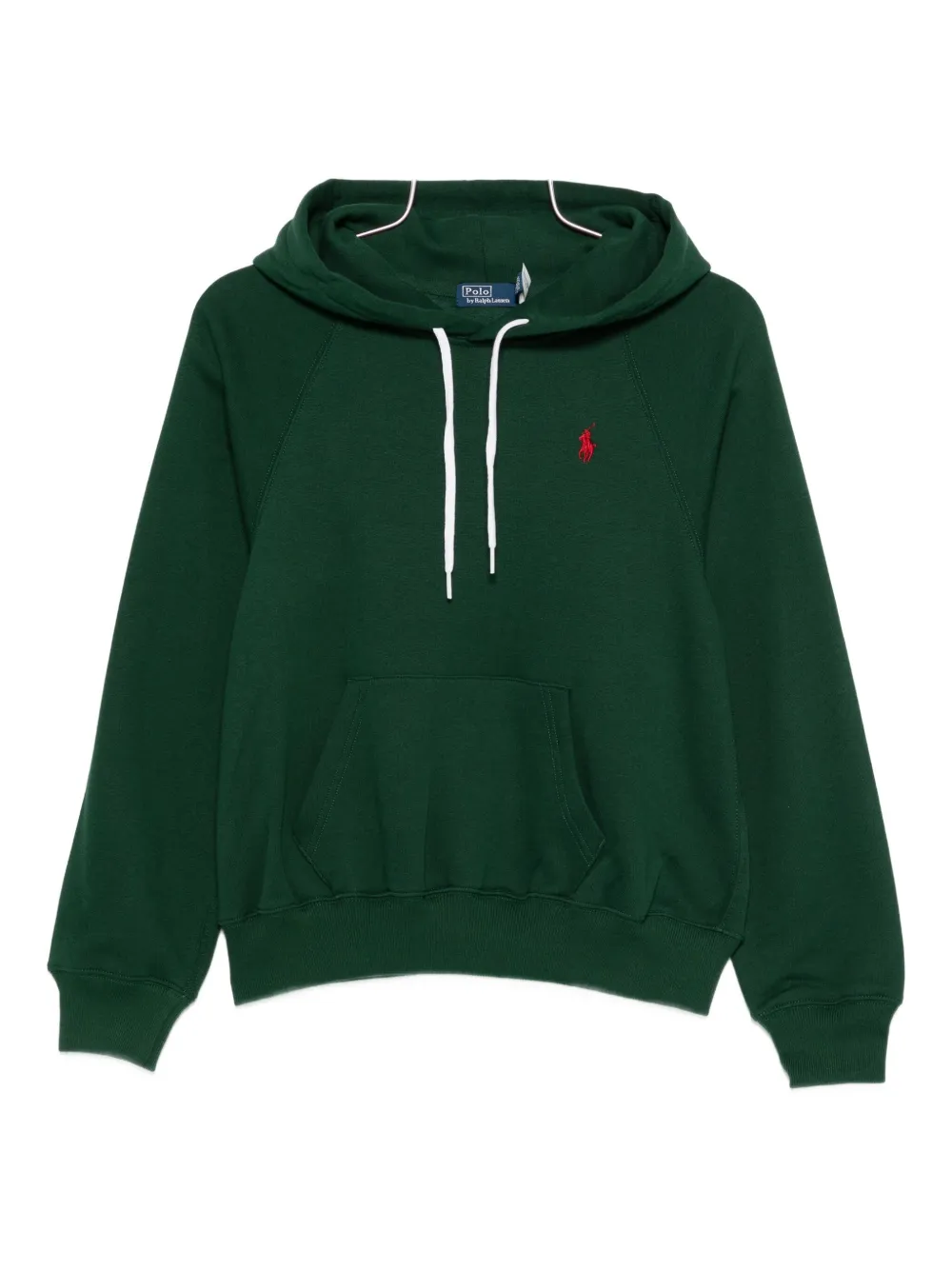 Polo Ralph Lauren Embroidered-logo Hoodie In Green