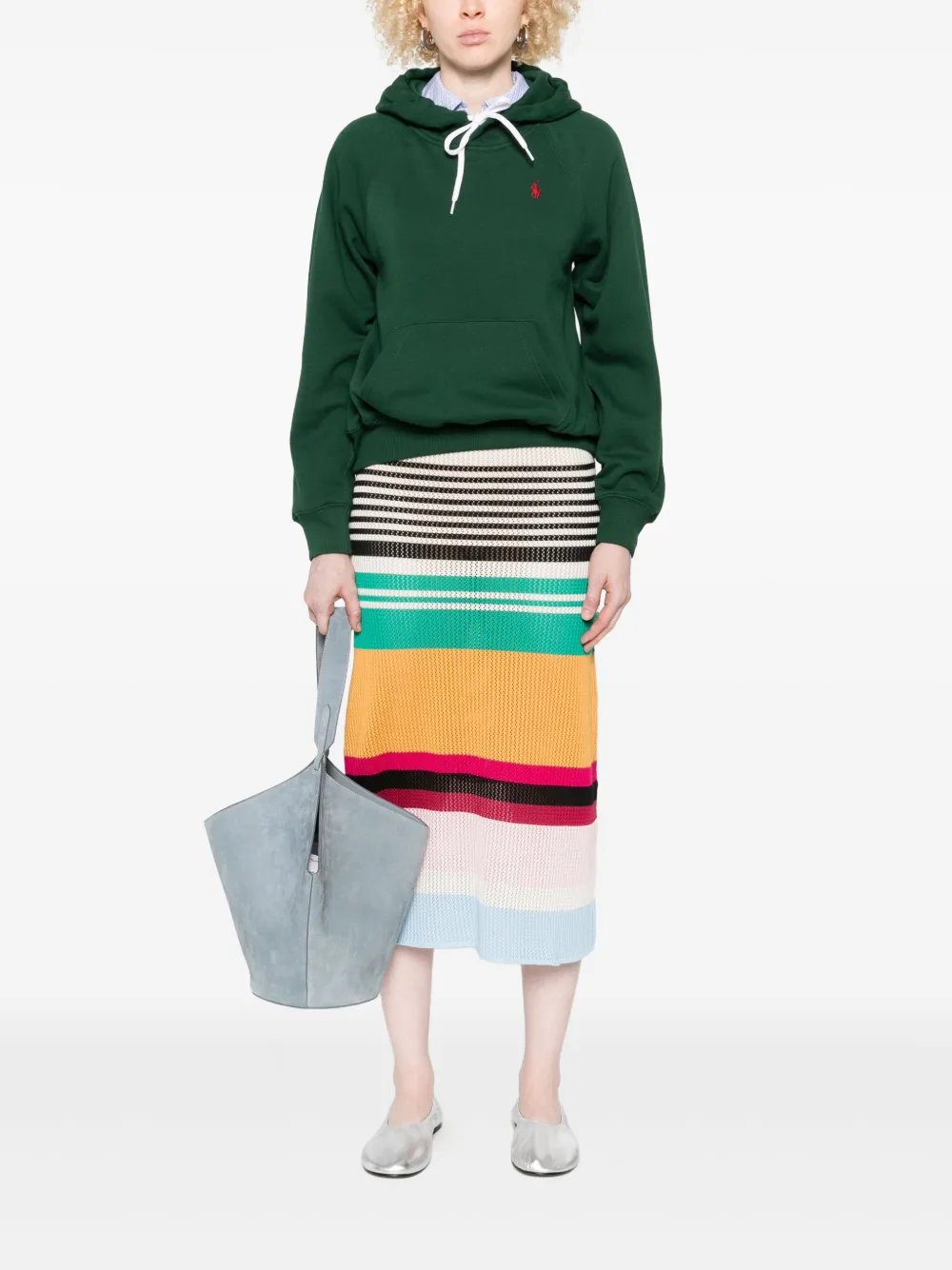 Polo Ralph Lauren Hoodie met geborduurd logo - Groen