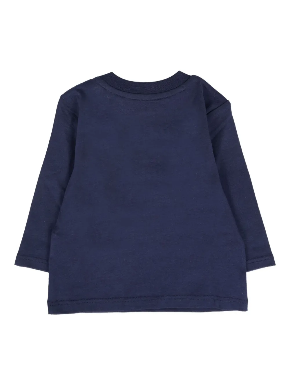 Timberland Logo-tree Long-sleeve T-shirt In Blue