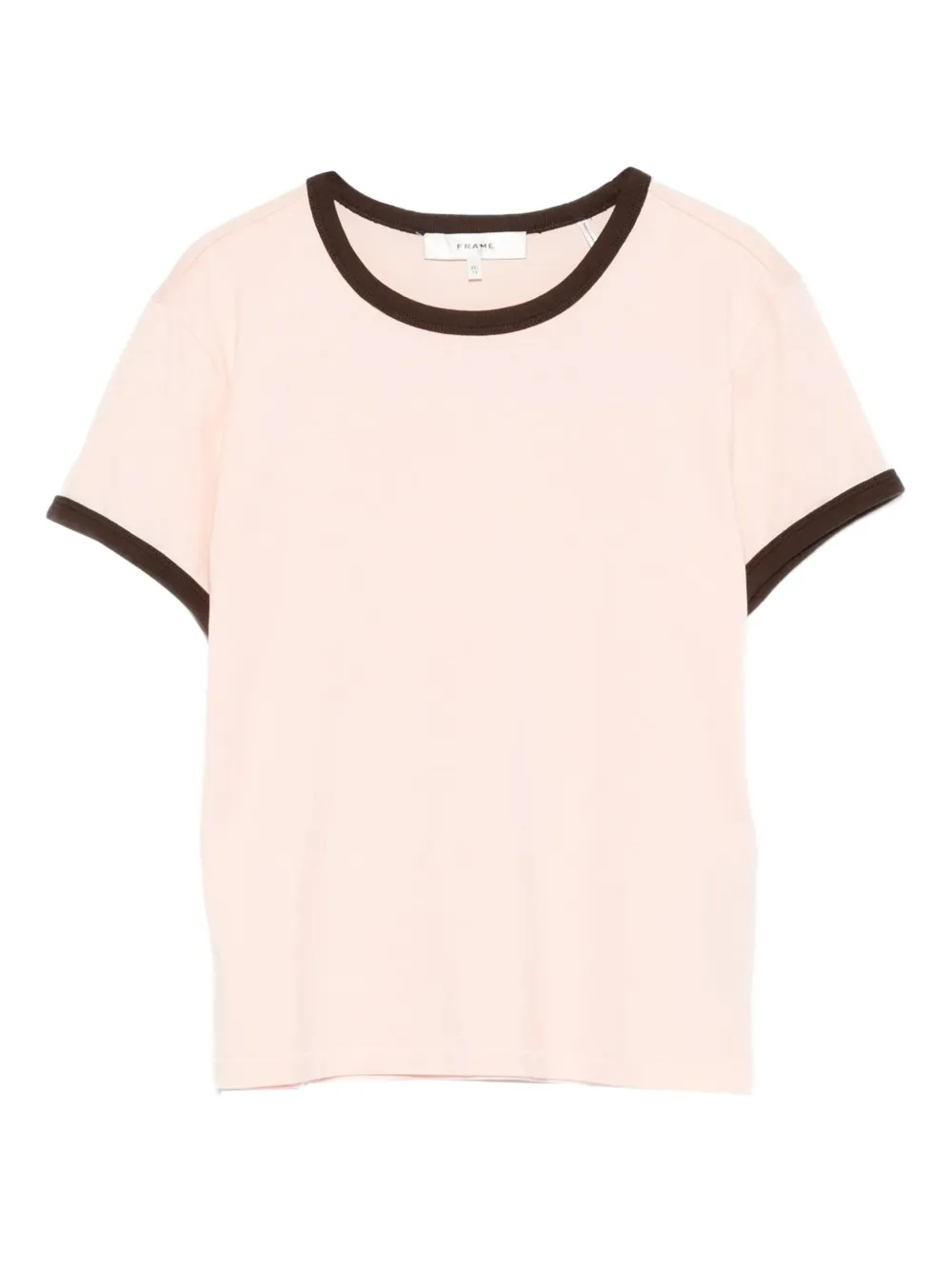 FRAME crew-neck cotton t-shirt | Neutrals | Image 1