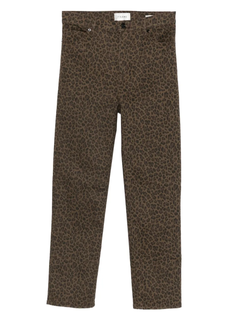 FRAME leopard-print jeans | Brown | Image 1