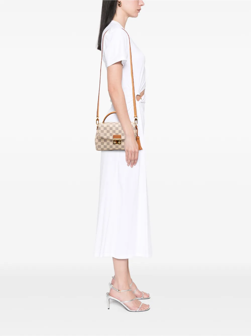 Louis Vuitton Pre-Owned 2016 Damier Azur Croisette satchel | Pre-Owned | Image 2
