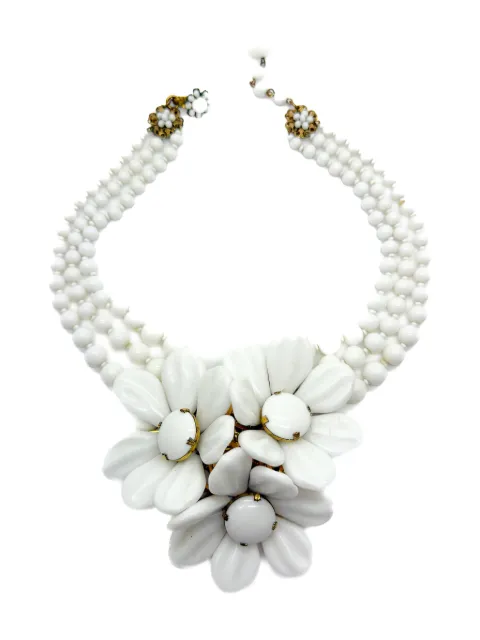 Jennifer Gibson Jewellery 1940s flower corsage necklace