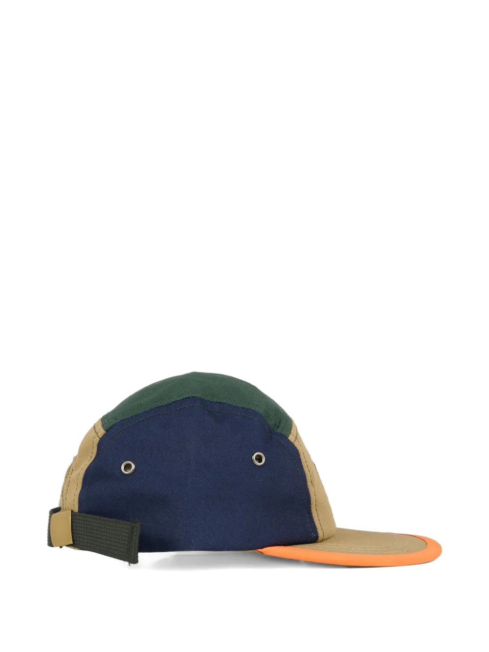 Timberland Colour-blocked Five-panel Cap In Brown
