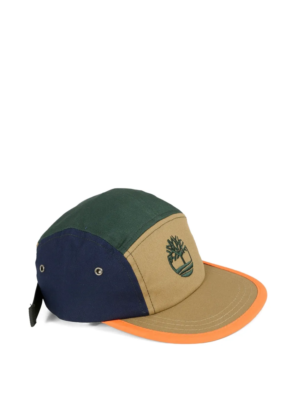 Timberland Kids colour-blocked five-panel cap - Beige