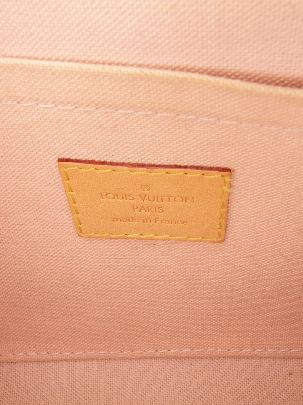 Pre-owned Louis Vuitton 2016 Damier Azur Croisette Satchel In White