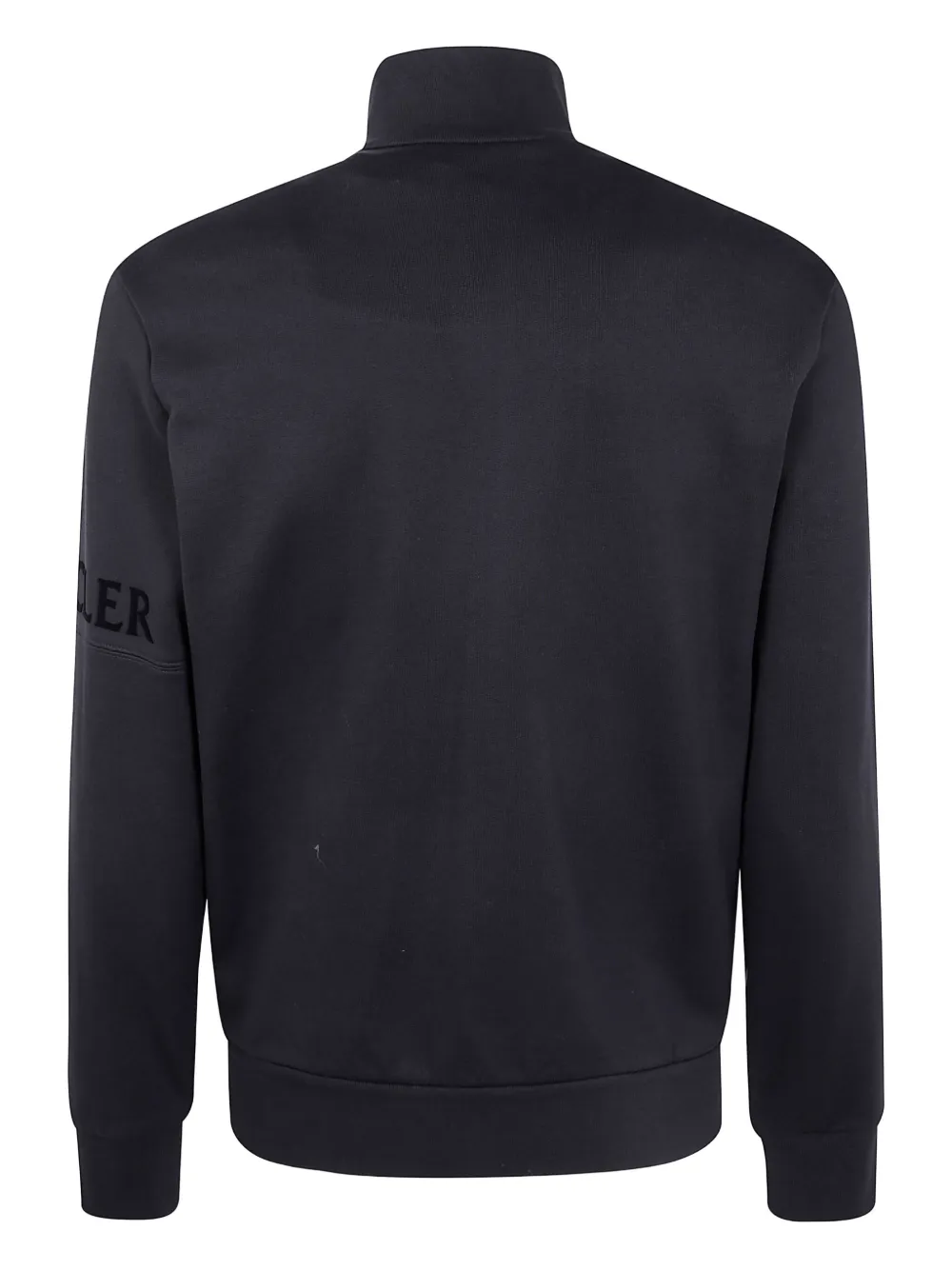 Moncler logo-detail zip-up sweatshirt - Zwart