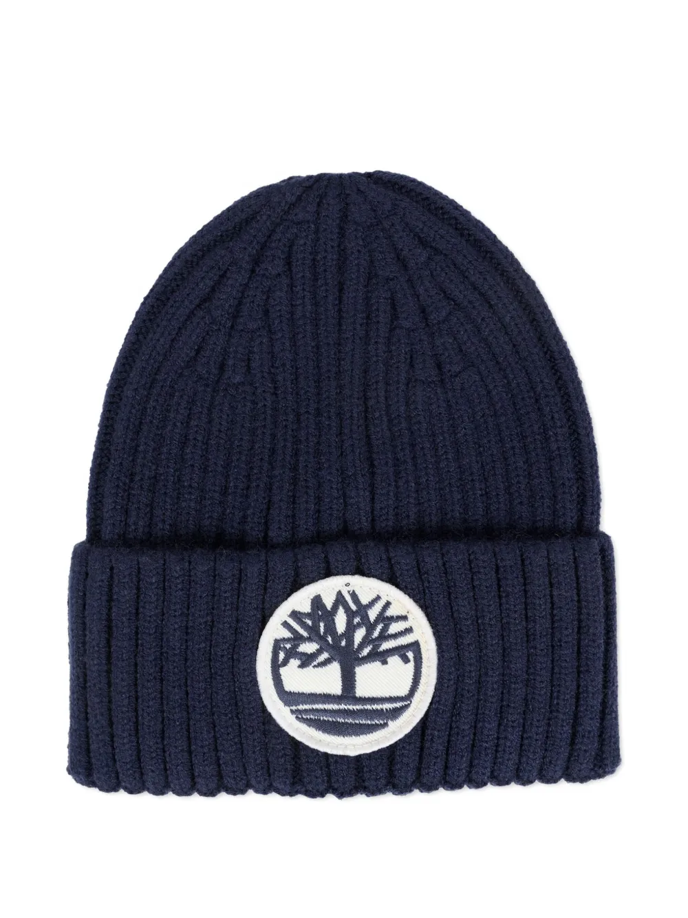 Timberland Kids ribbed logo-patch beanie | Blue | Image 1