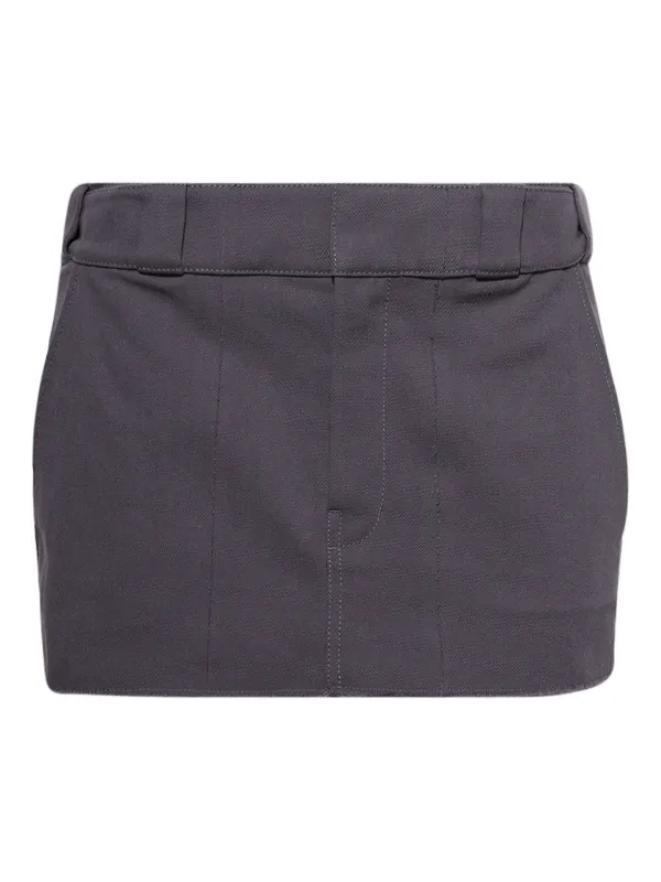 Alexander Wang Belt-loop Mini Skirt in Grey