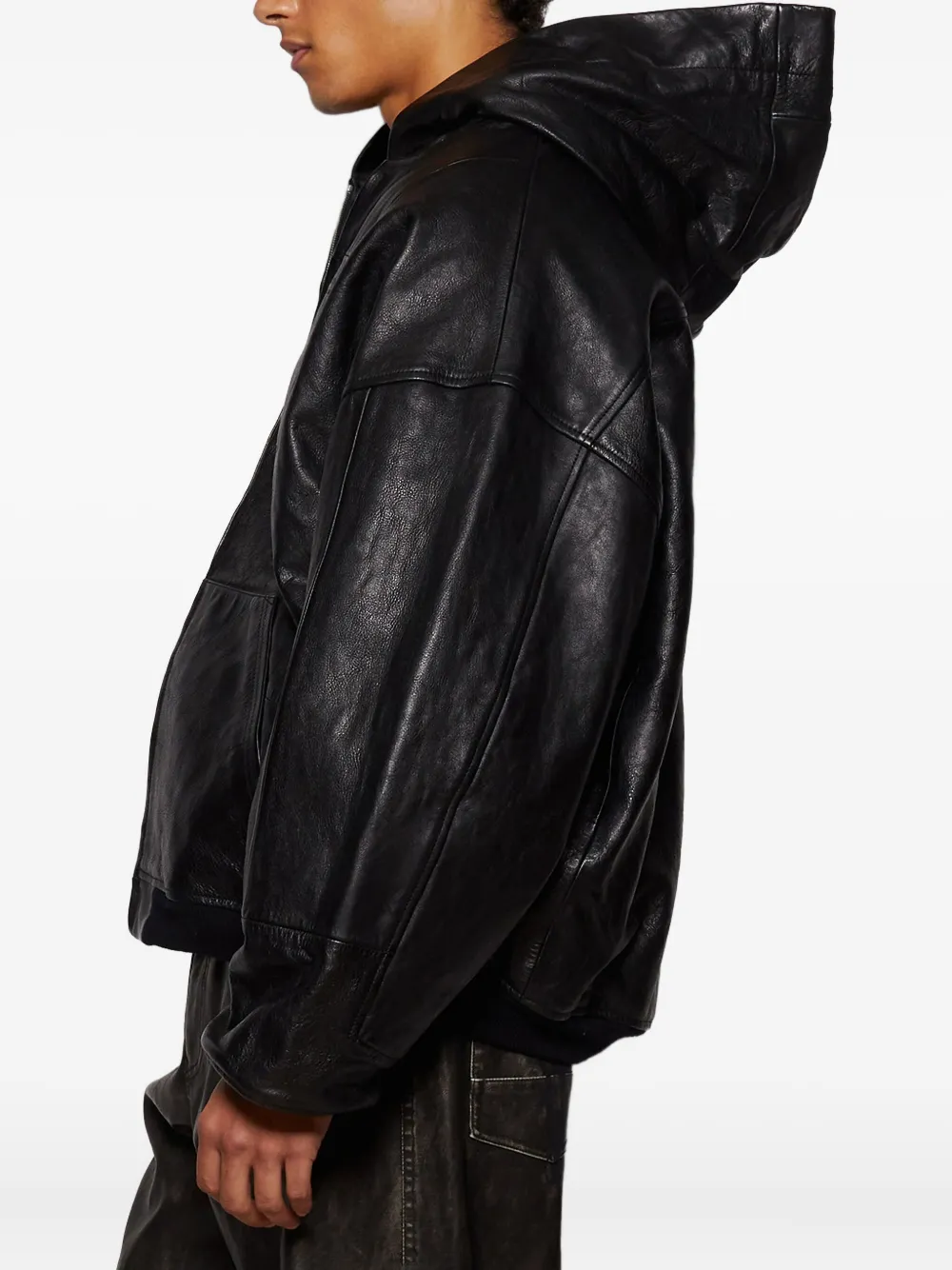 Alexander Wang Jack met capuchon en patchwork Zwart