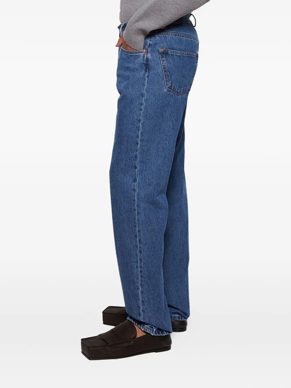 Doppiaa Five-pocket Jeans In Blue