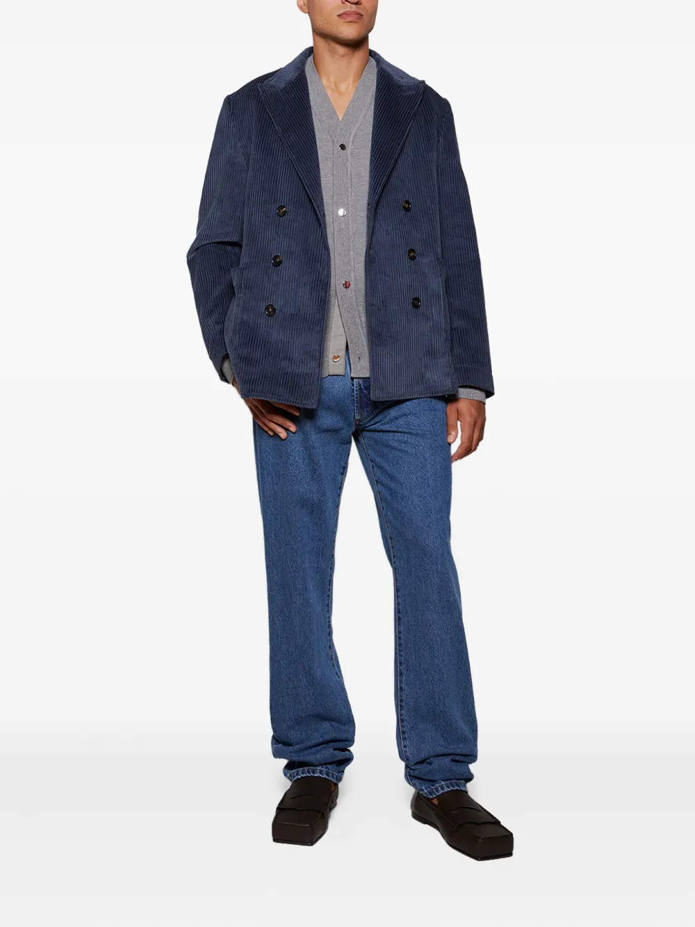 Doppiaa Jeans met vijf zakken - Blauw