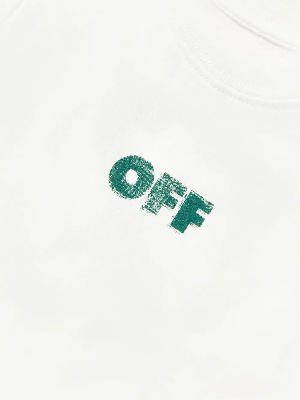 Off-White Kids T-shirt met logoprint Wit