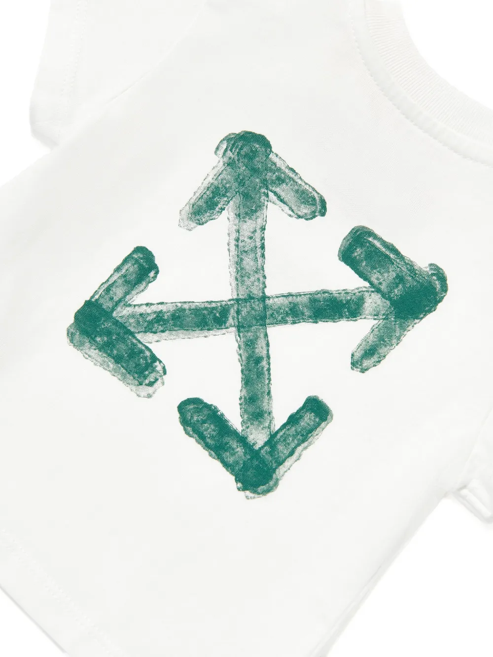 Off-White Kids T-shirt met logoprint Wit