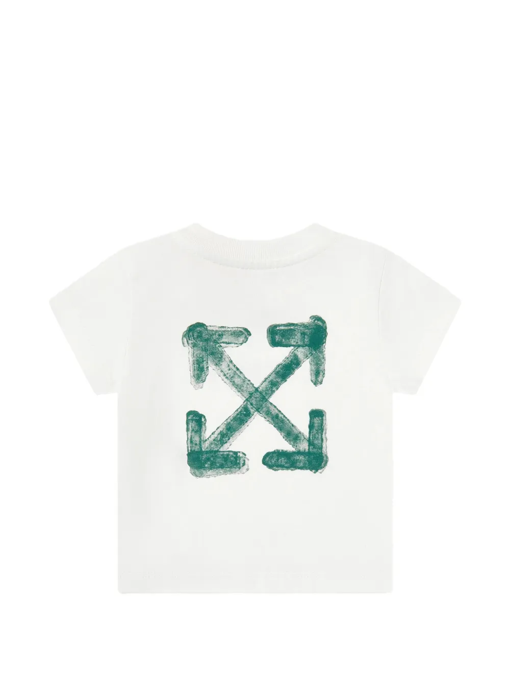 Off-White Kids T-shirt met logoprint Wit