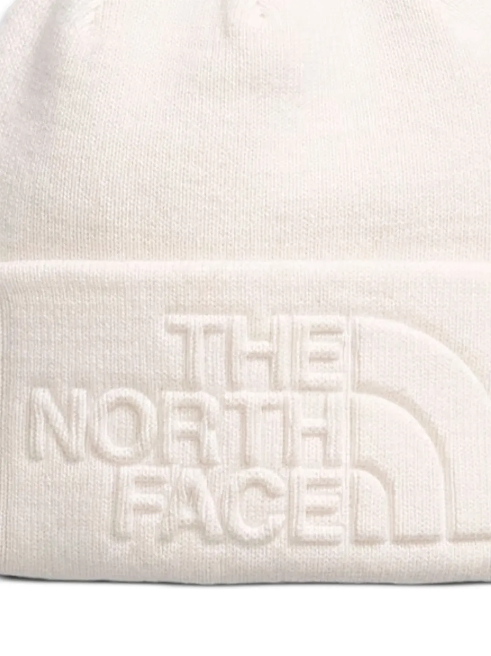 The North Face embossed logo beanie | Image 2