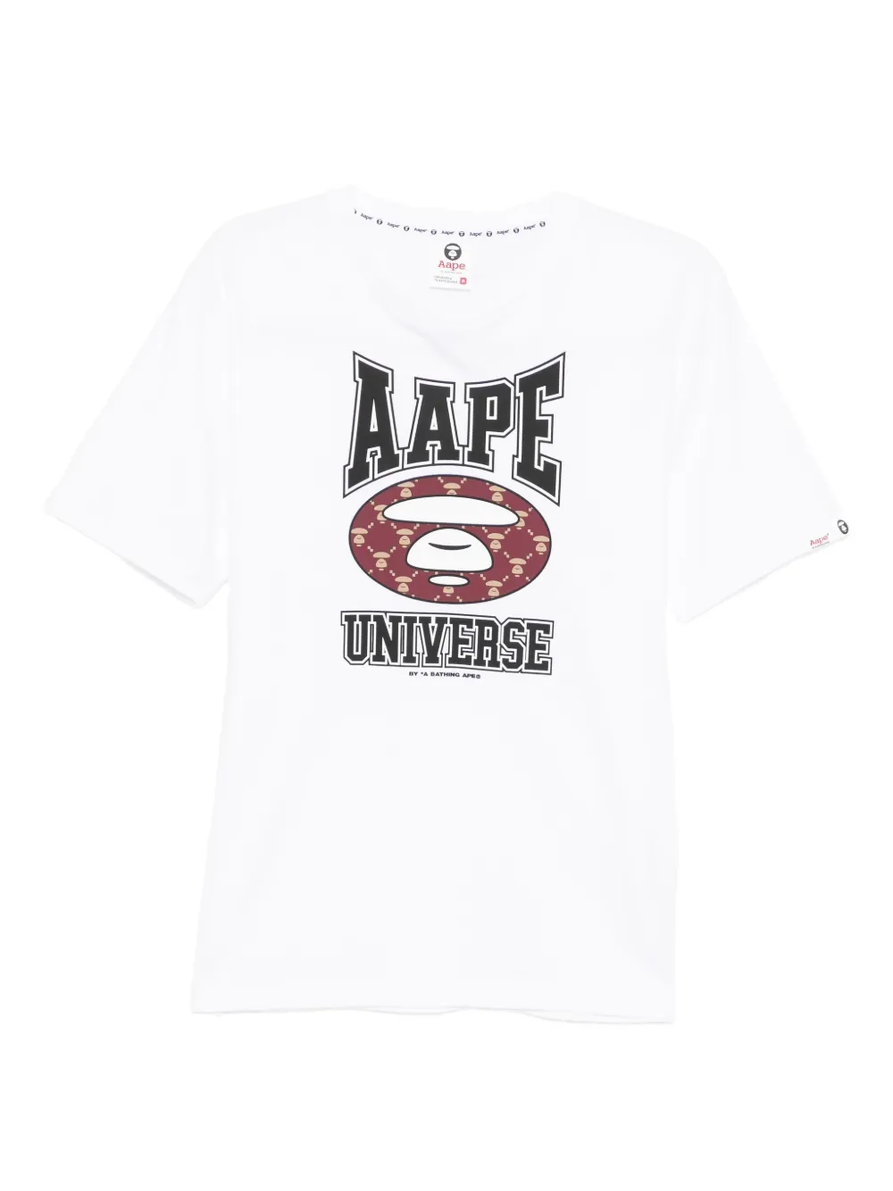 AAPE BY *A BATHING APE® logo-print T-shirt | White | Image 1