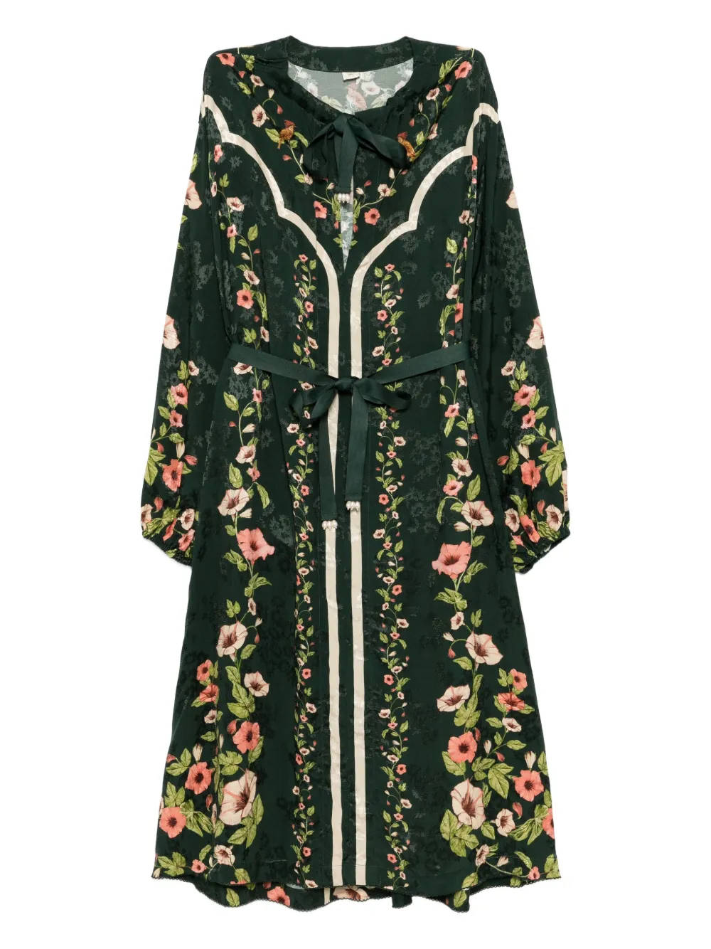 Agua By Agua Bendita Zircon Mosquetero dress | Green | Image 1